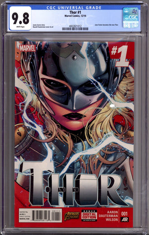 Thor Vol 4 1 CGC 9.8 (NM/M) (2014)