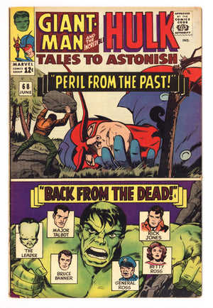 Tales to Astonish Vol 1 68 FN+ (6.5) (1965)