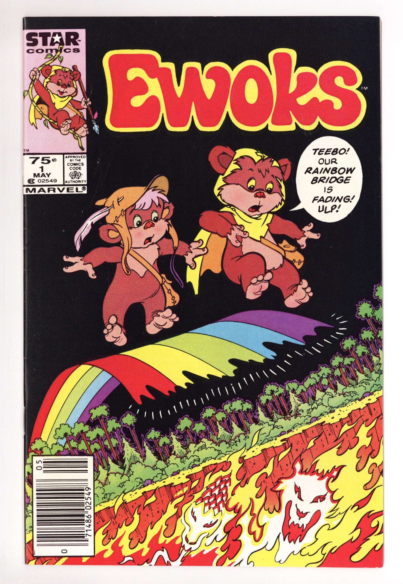 The Ewoks 1 VF+ (8.5) (1985) Canadian Price Variant 