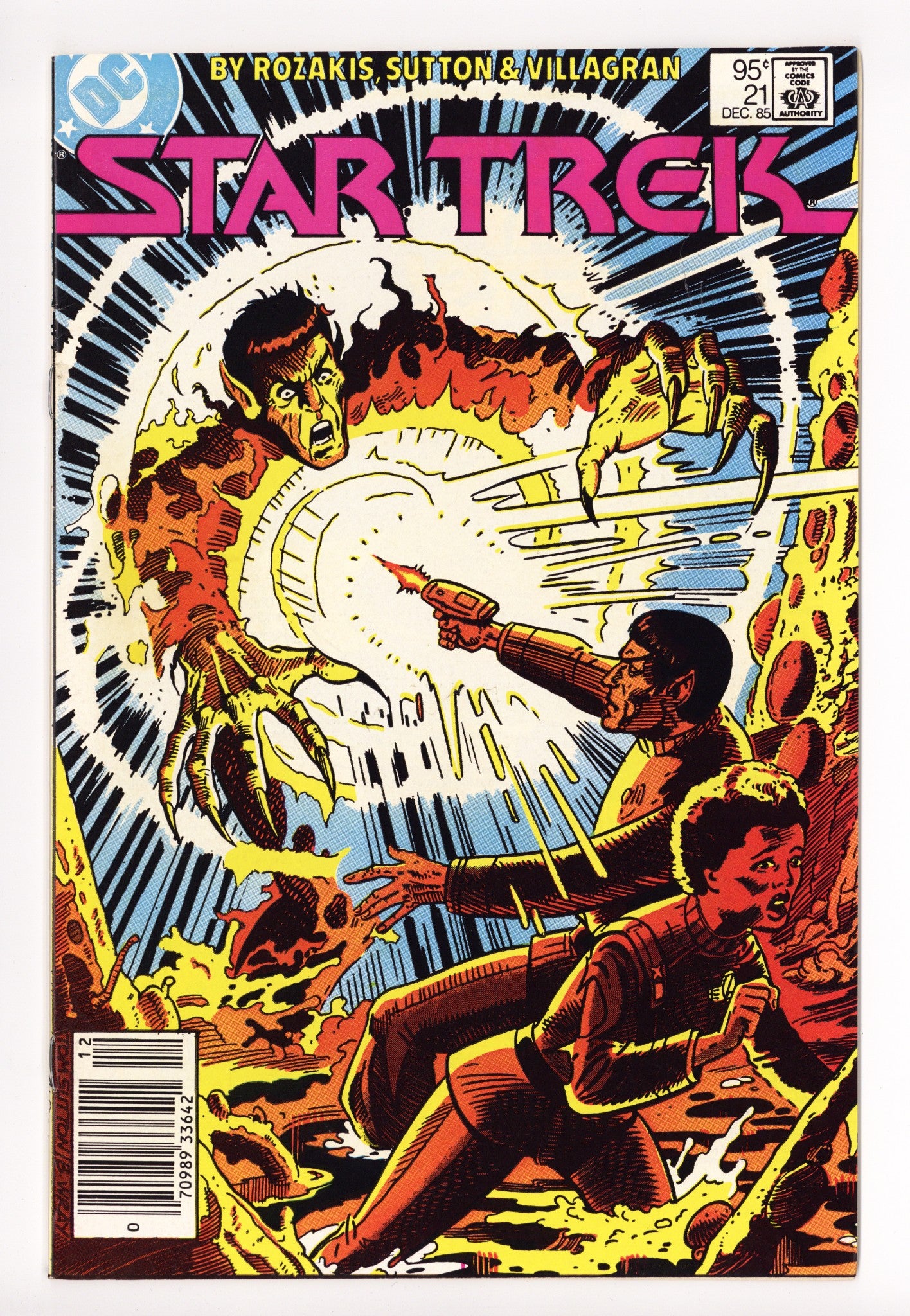 Star Trek Vol 1 21 Mid Grade (1985) Canadian Price Variant 