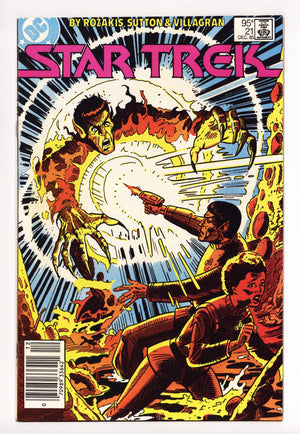 Star Trek Vol 1 21 Mid Grade (1985) Canadian Price Variant 