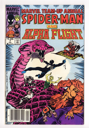 Marvel Team-Up Annual Vol 1 7 NM- (9.2) (1984) Canadian Price Variant 