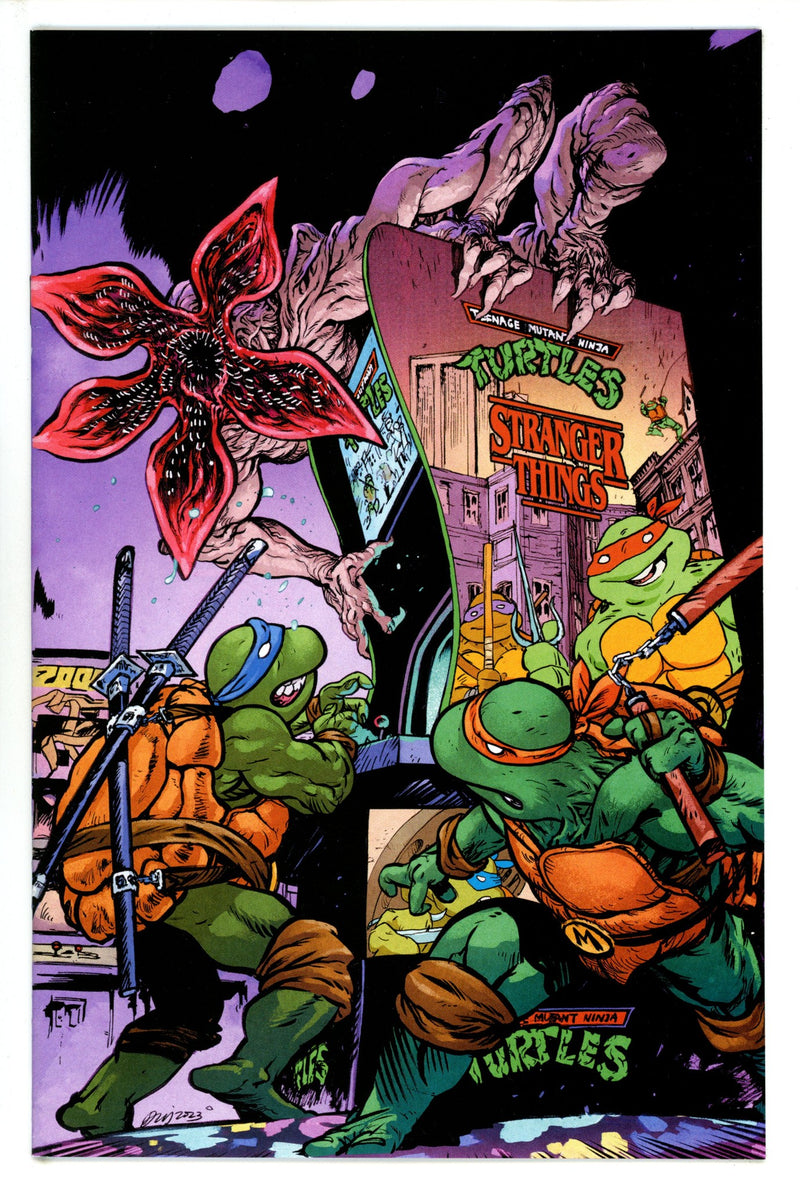 Teenage Mutant Ninja Turtles x Stranger Things 1 Johnson Virgin Incentive Variant VF/NM (2023)