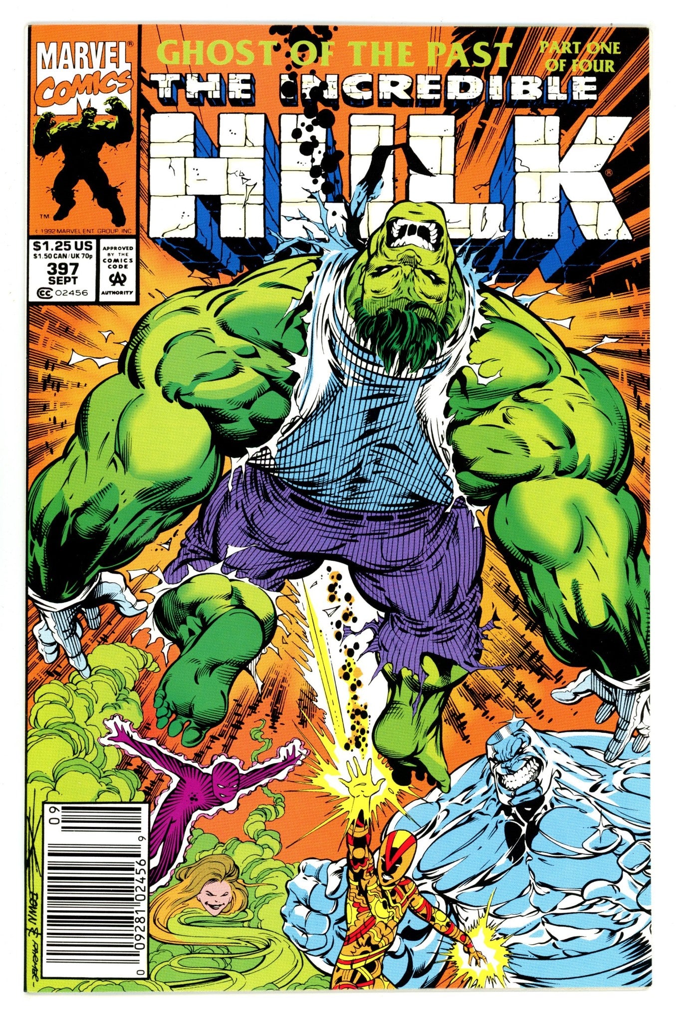The Incredible Hulk Vol 1 397 High Grade (1992) Newsstand 