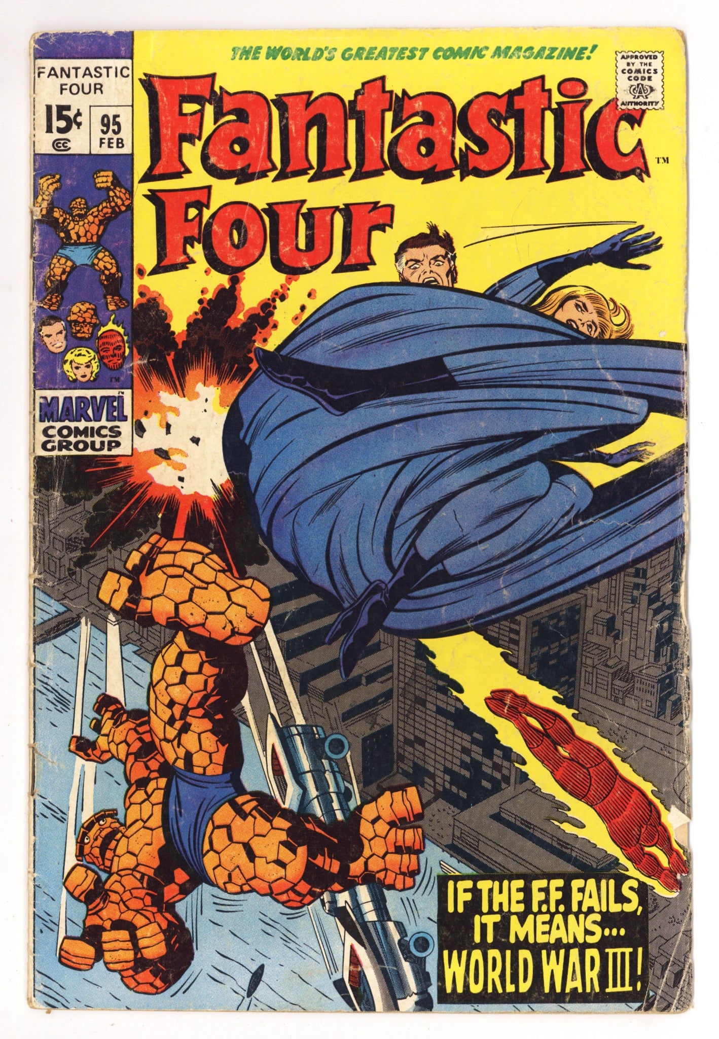 Fantastic Four Vol 1 95 GD+ (2.5) (1970) 