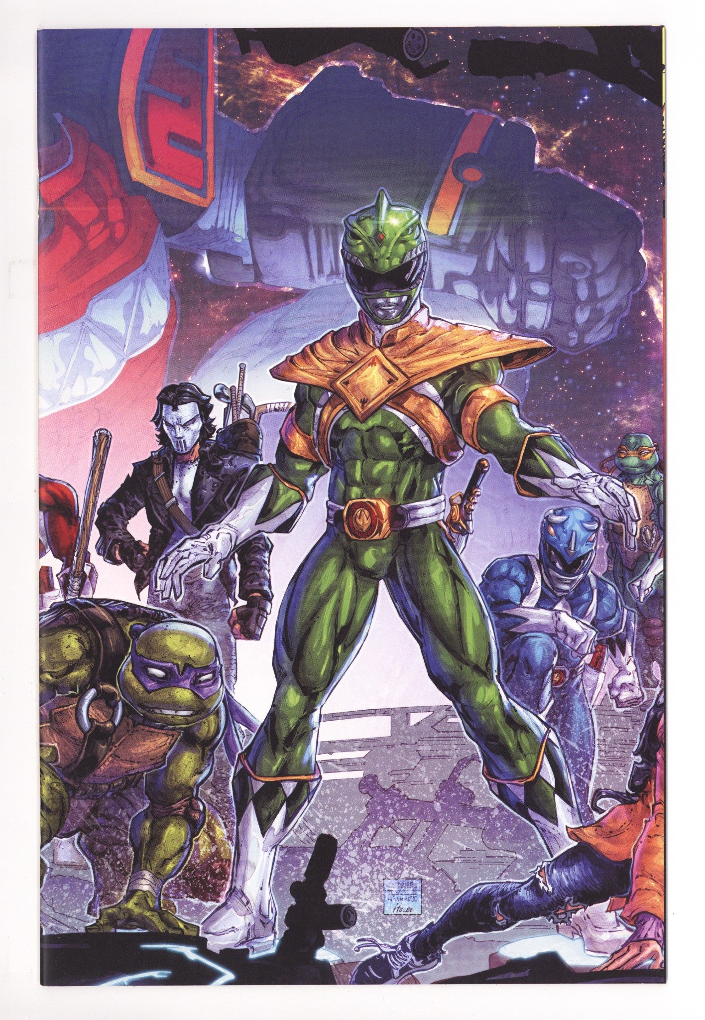 Mighty Morphin Power Rangers / Teenage Mutant Ninja Turtles II Vol 3 2 High Grade (2023) II Virgin Exclusive Variant 