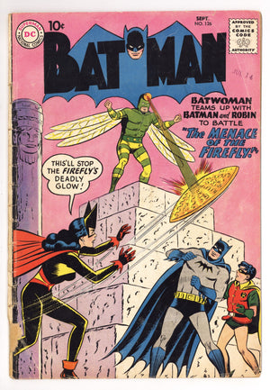 Batman Vol 1 126 PR (0.5) 1/3 Back Cover Missing (1959)