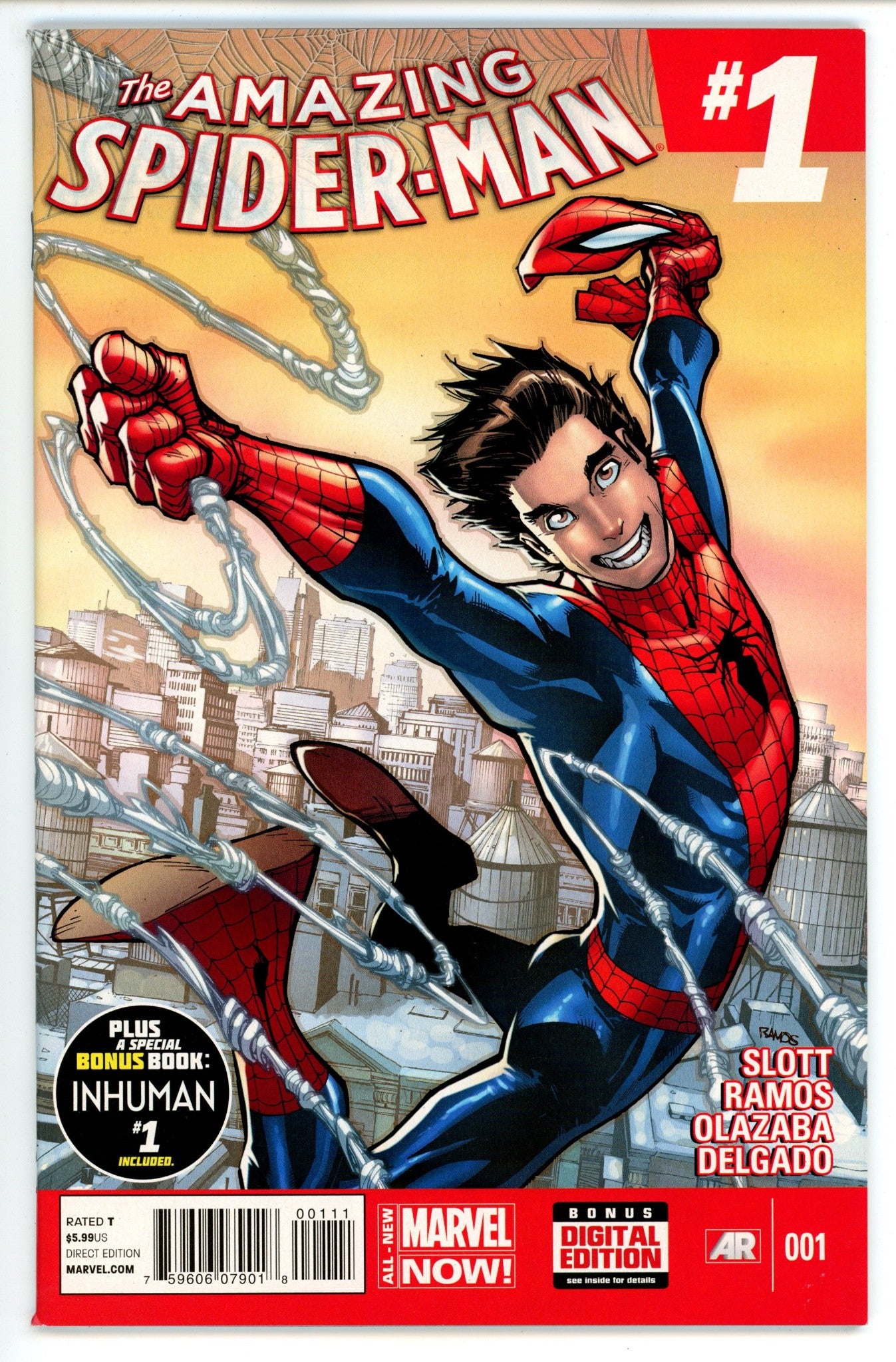 The Amazing Spider-Man Vol 3 1 NM- (9.2) (2014) 