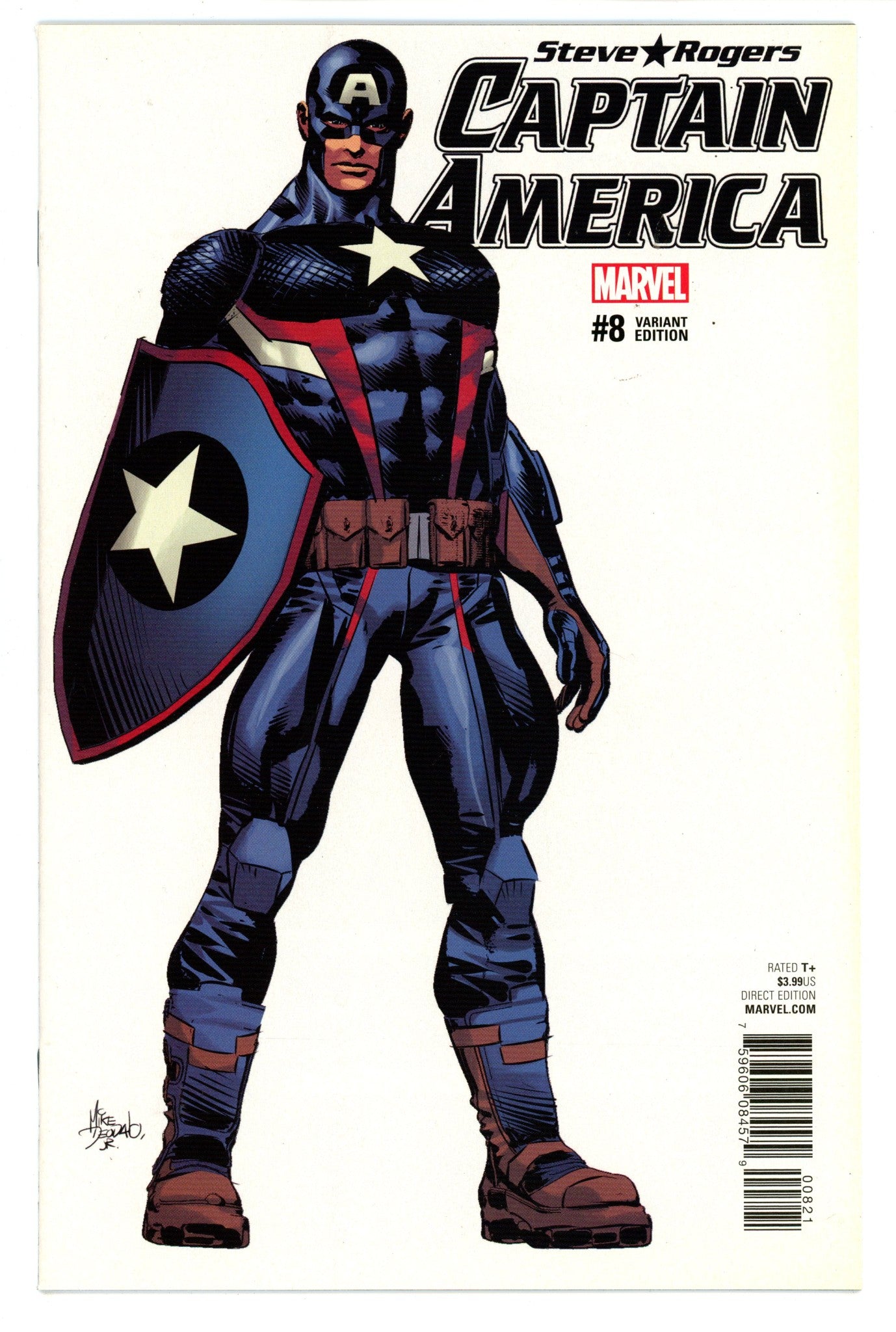 Captain America: Steve Rogers 8 High Grade (2017) Deodato Variant 