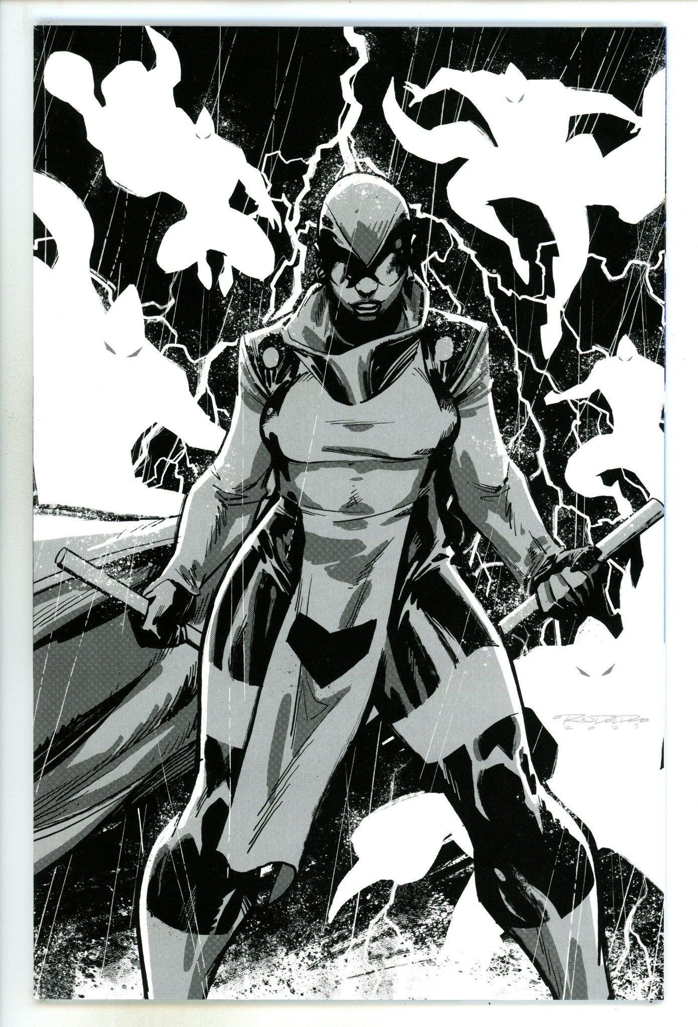 Skybound X 4 High Grade (2021) Randolph B&W Virgin Incentive Variant 