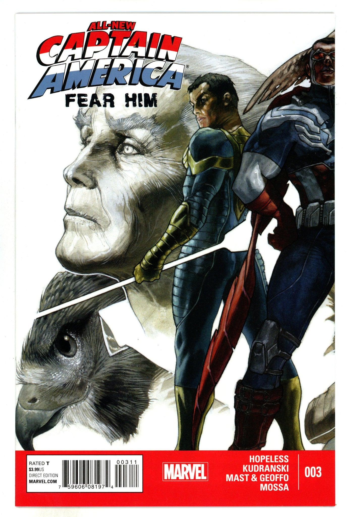 All-New Captain America: Fear Him 3 High Grade (2015) 