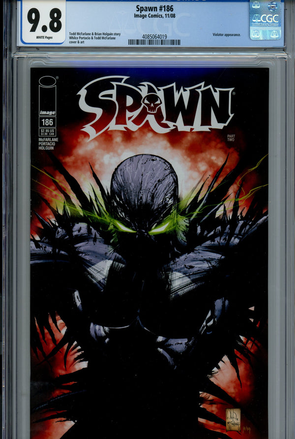Spawn 186 CGC 9.8 (NM/M) (2008)