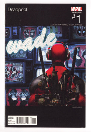 Deadpool Vol 5 1 NM- (9.2) (2016) Andrews Hip-Hop Variant