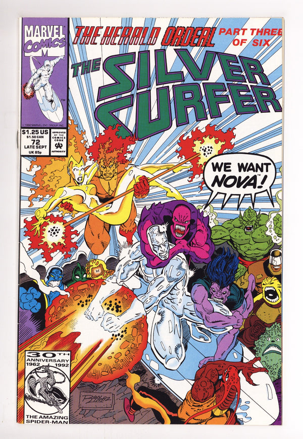 Silver Surfer Vol 3 72 Mid Grade (1992)