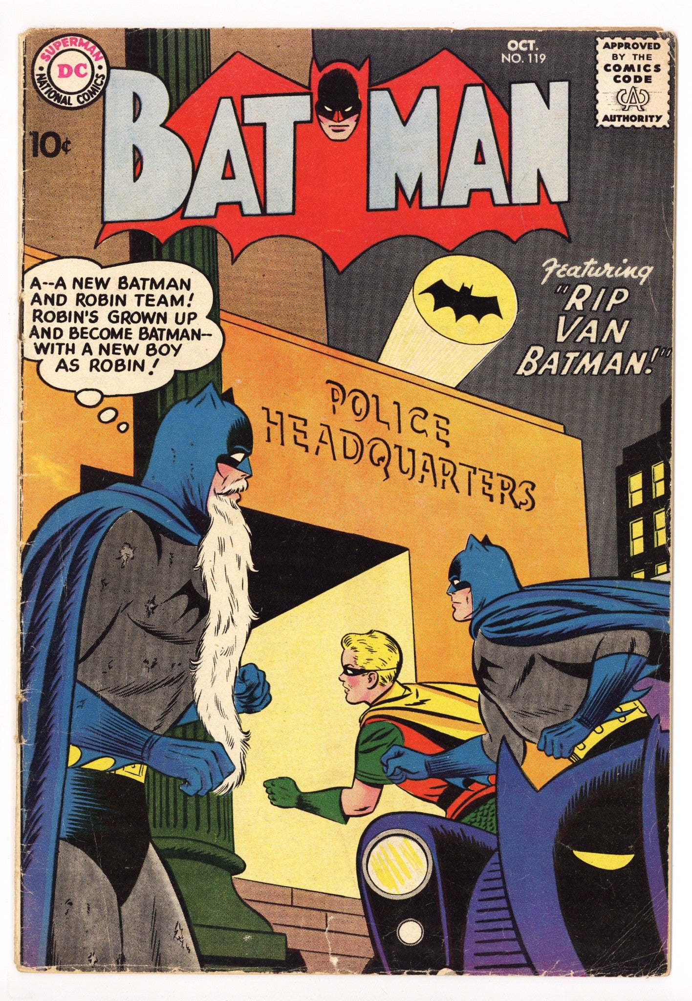 Batman Vol 1 119 VG+ (4.5) (1958) 