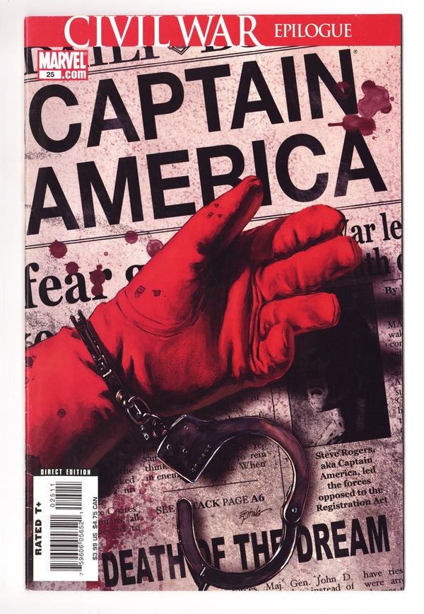 Captain America Vol 5 25 Mid Grade (2007)