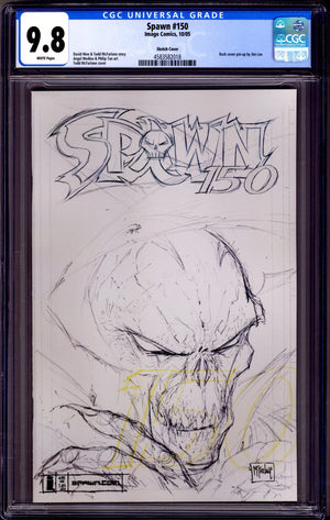 Spawn 150 CGC 9.8 (NM/M) (2005) McFarlane Sketch Variant