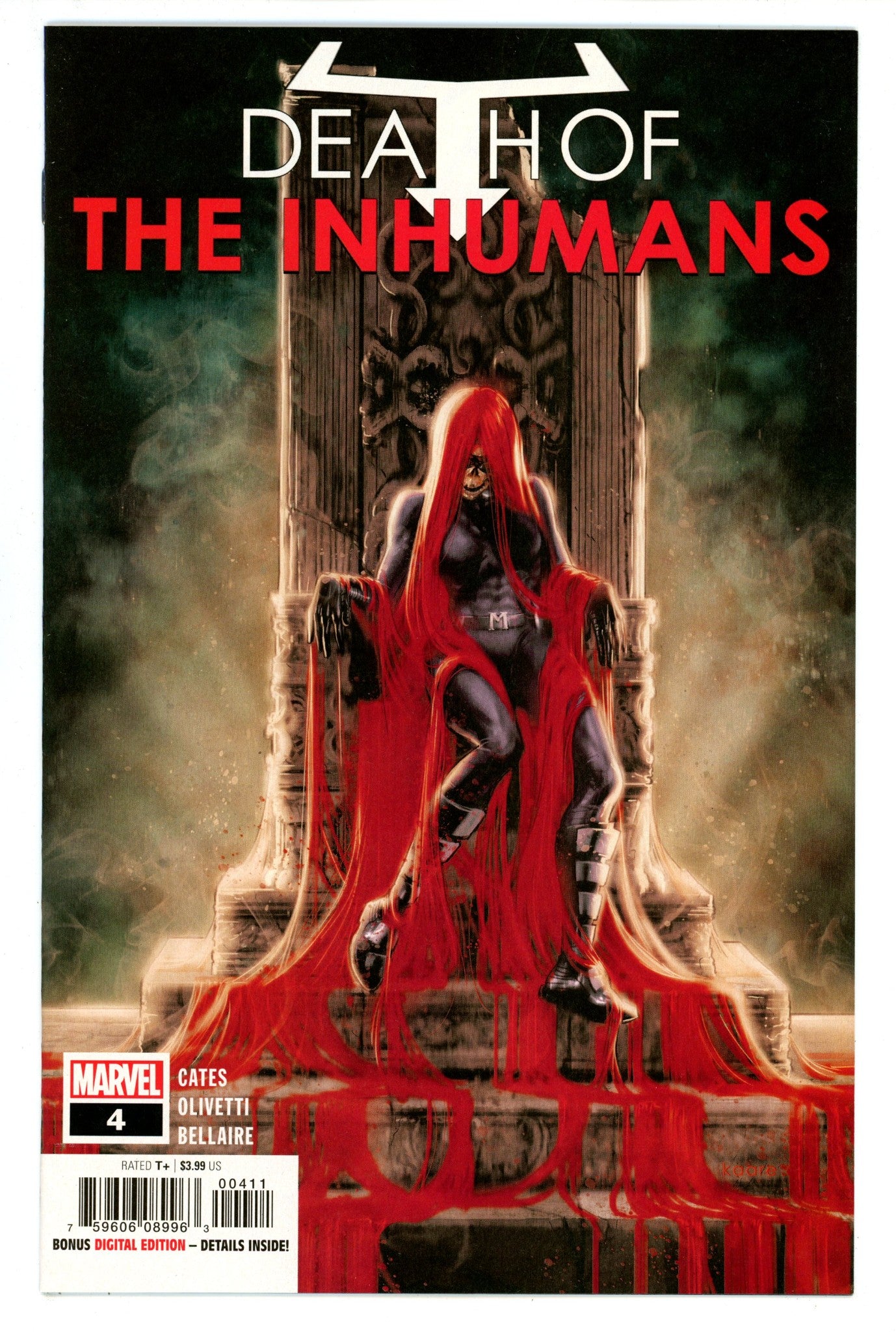Death of the Inhumans 4 High Grade (2018) 