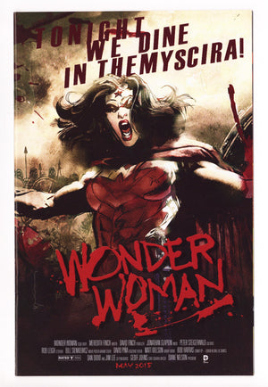 Wonder Woman Vol 4 40 High Grade (2015) Sienkiewicz Movie Poster Variant