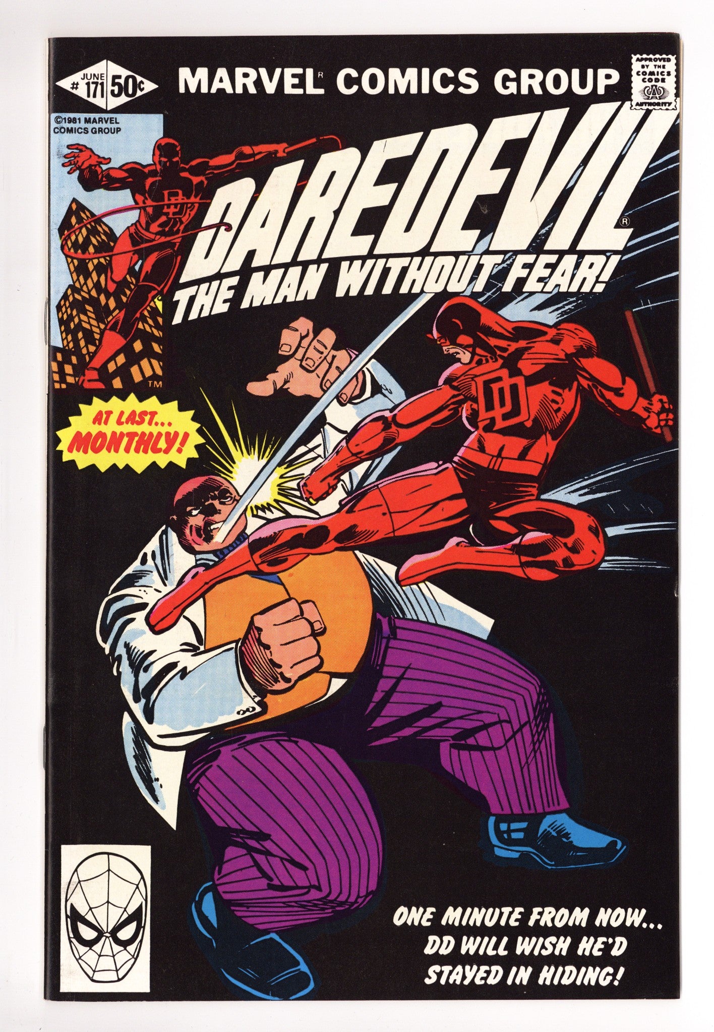 Daredevil Vol 1 171 NM- (9.2) (1981) 