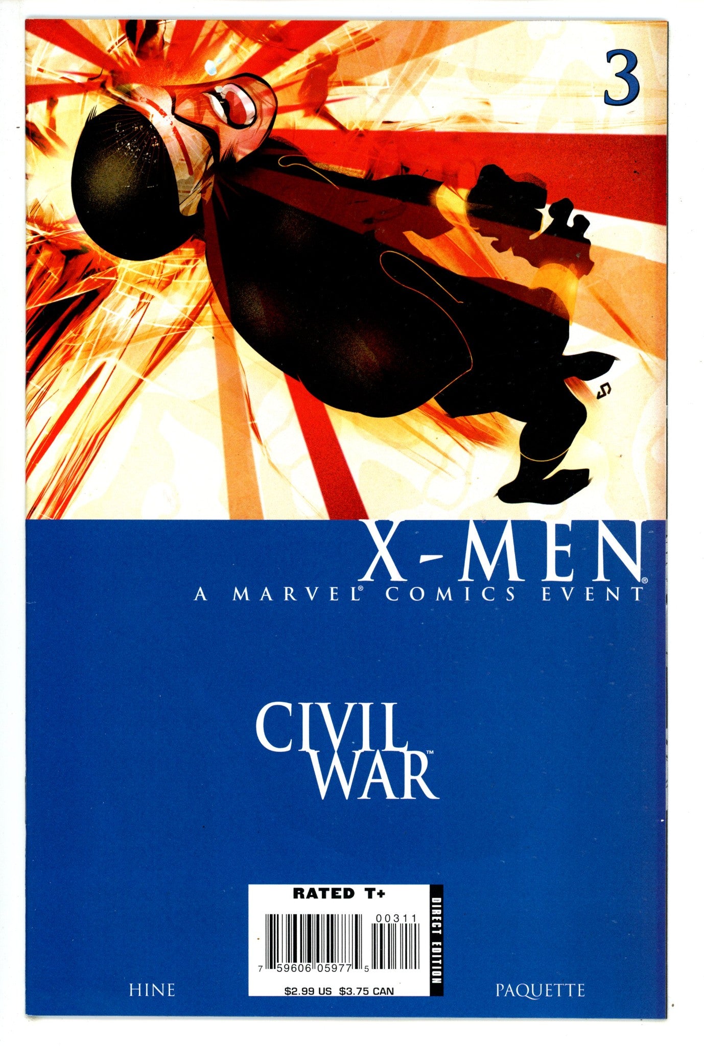 Civil War: X-Men 3 High Grade (2006) 