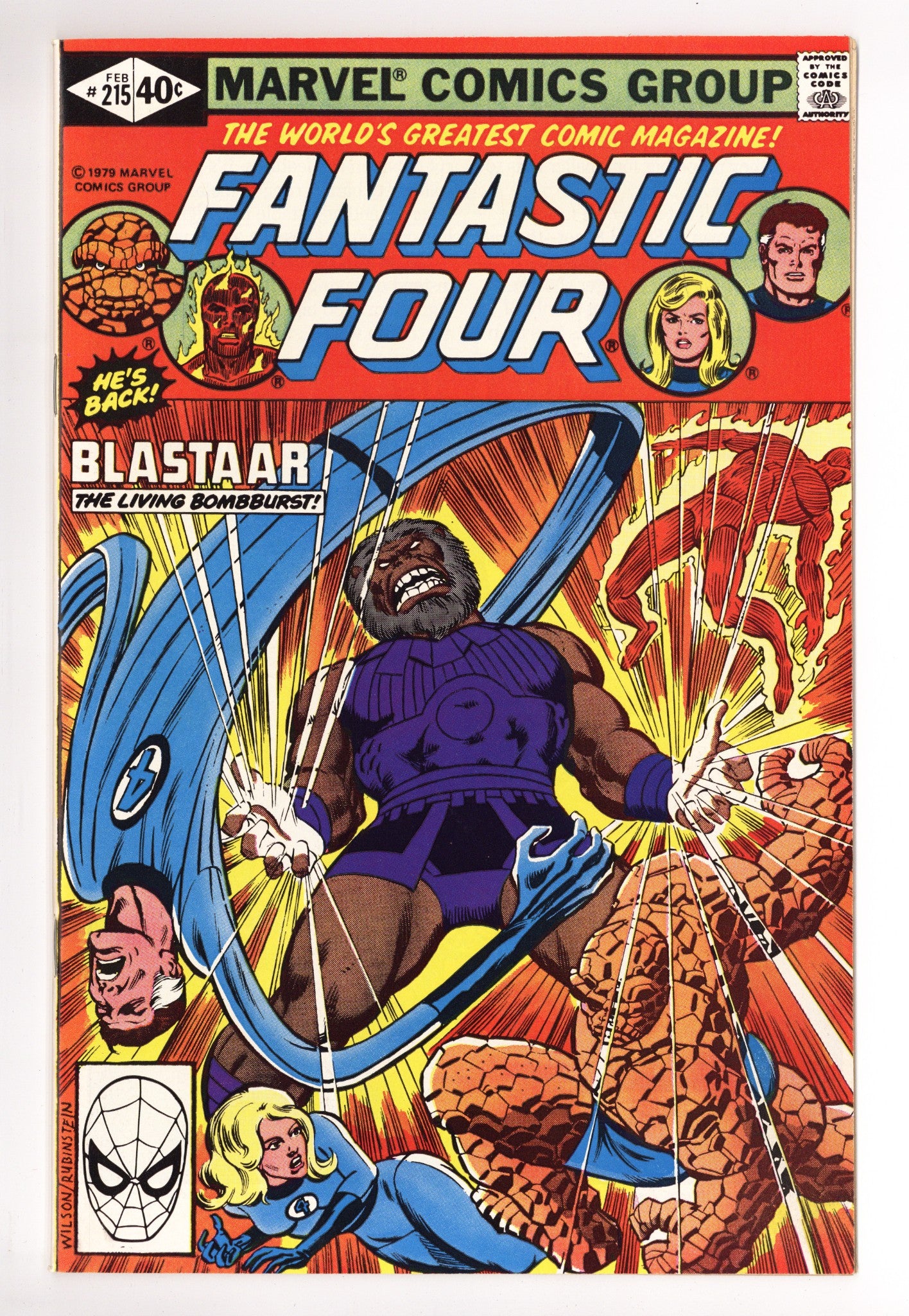 Fantastic Four Vol 1 215 NM- (9.2) (1980) 