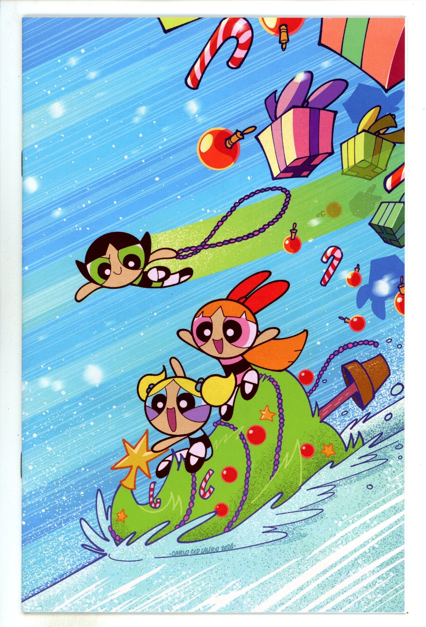 Powerpuff Girls: Winter Snowdown Showdown 1 NM- (9.2) (2024) Lauro Virgin Incentive Variant 
