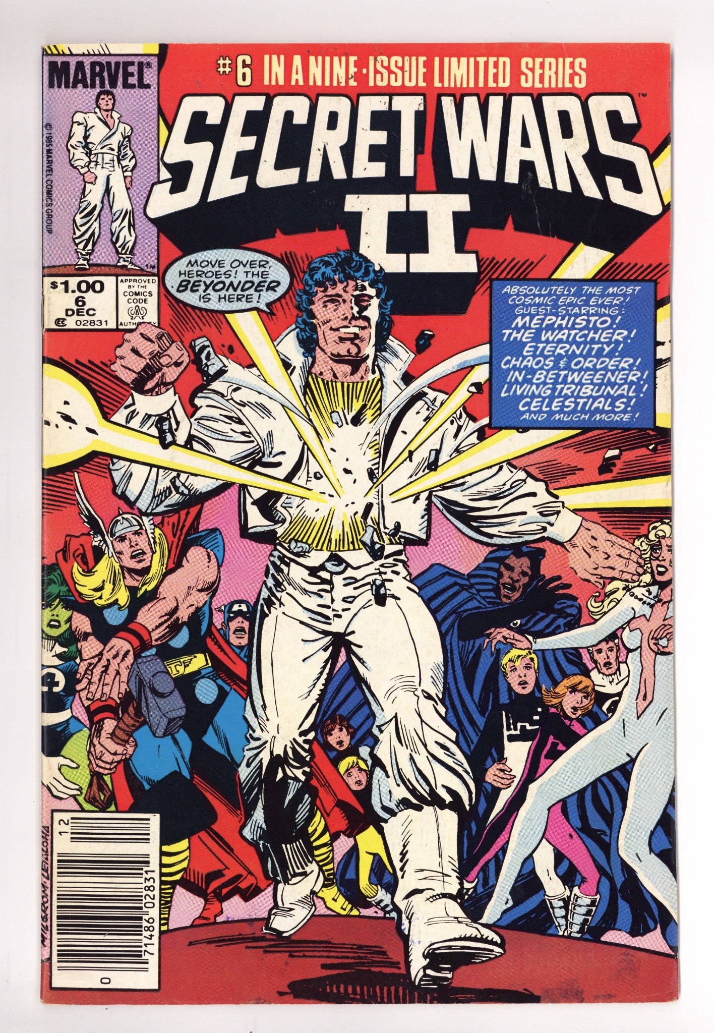 Secret Wars II 6 Low Grade (1985) Canadian Price Variant 
