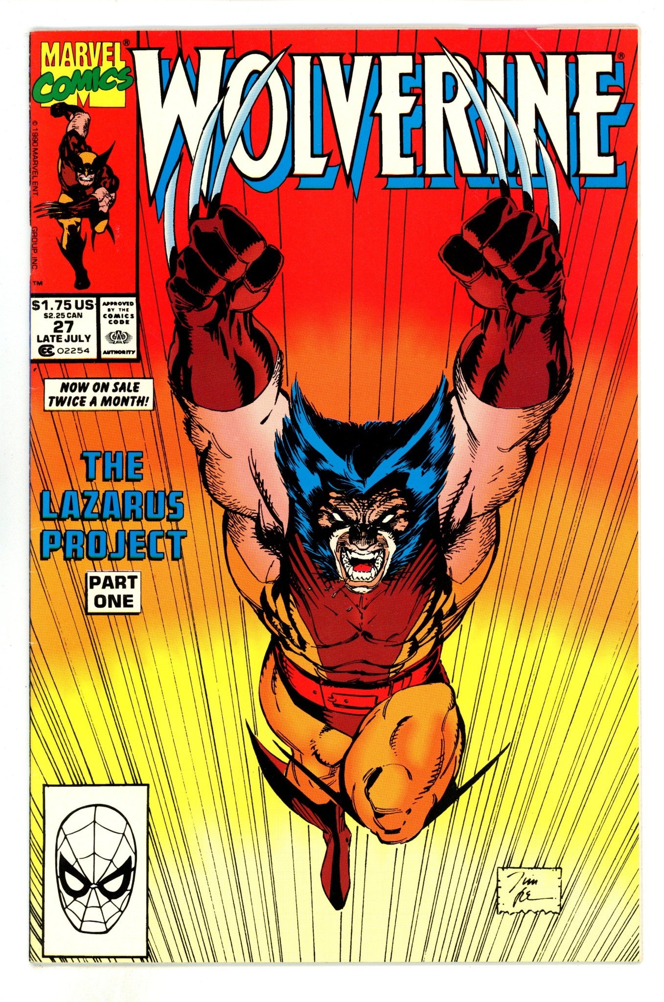 Wolverine Vol 2 27 FN+ (6.5) (1990) 
