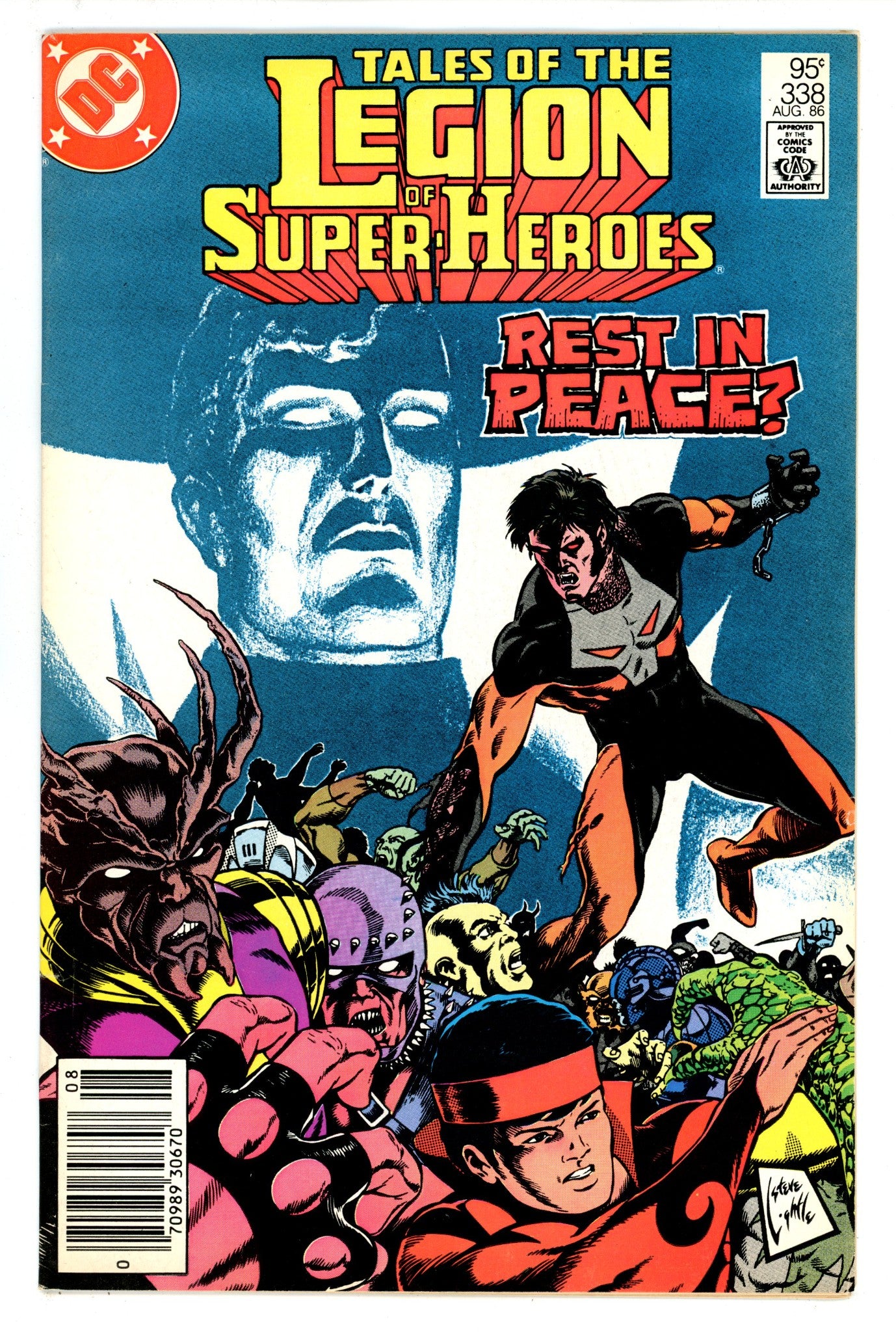 Tales of the Legion of Super-Heroes 338 FN- (5.5) (1986) Canadian Price Variant 