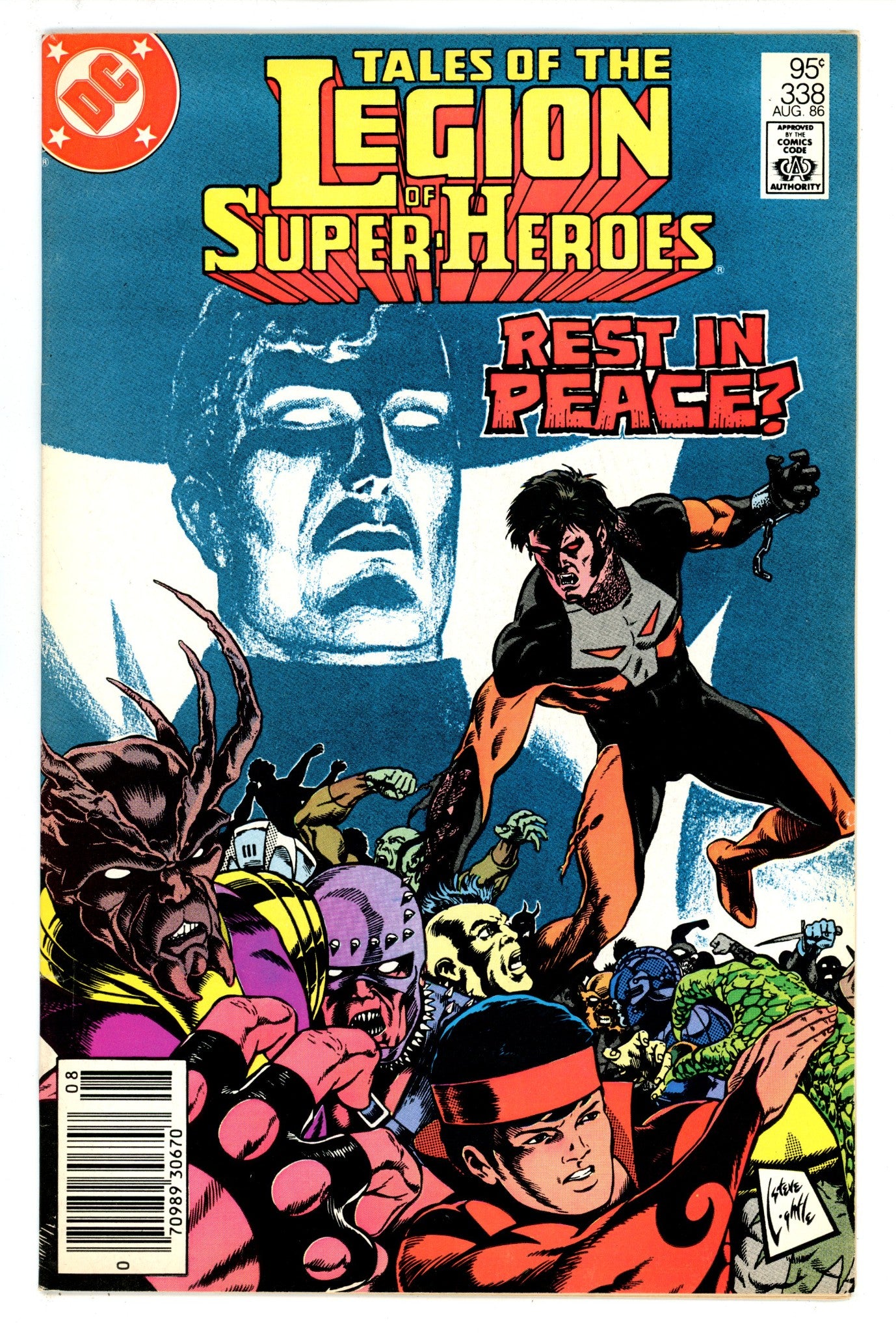 Tales of the Legion of Super-Heroes 338 FN- (5.5) (1986) Canadian Price Variant 