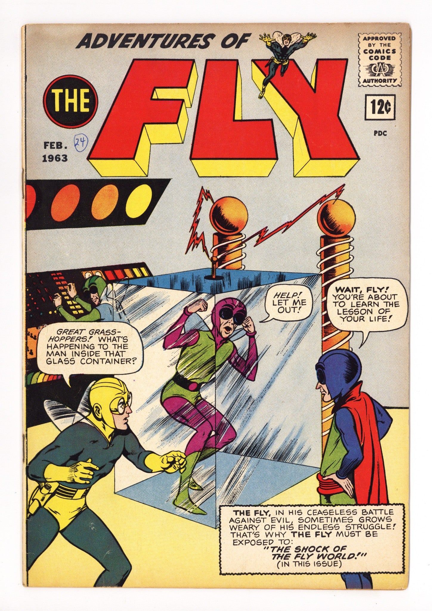 Adventures of the Fly 24 VG (4.0) Tape (1963) 