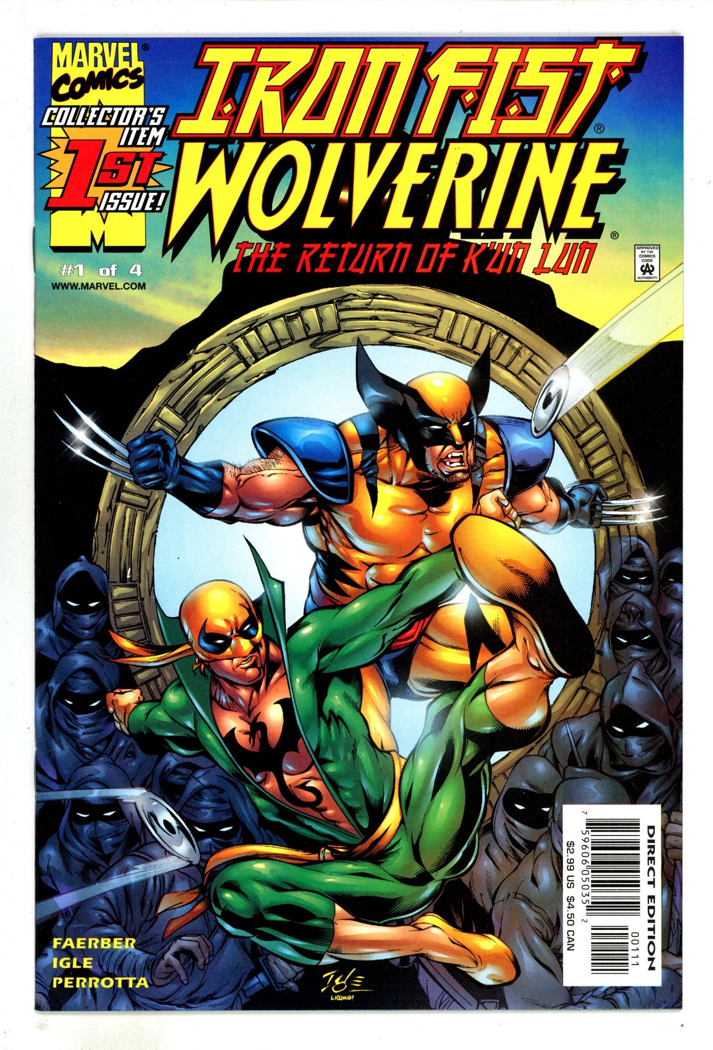 Iron Fist: Wolverine 1 High Grade (2000) 