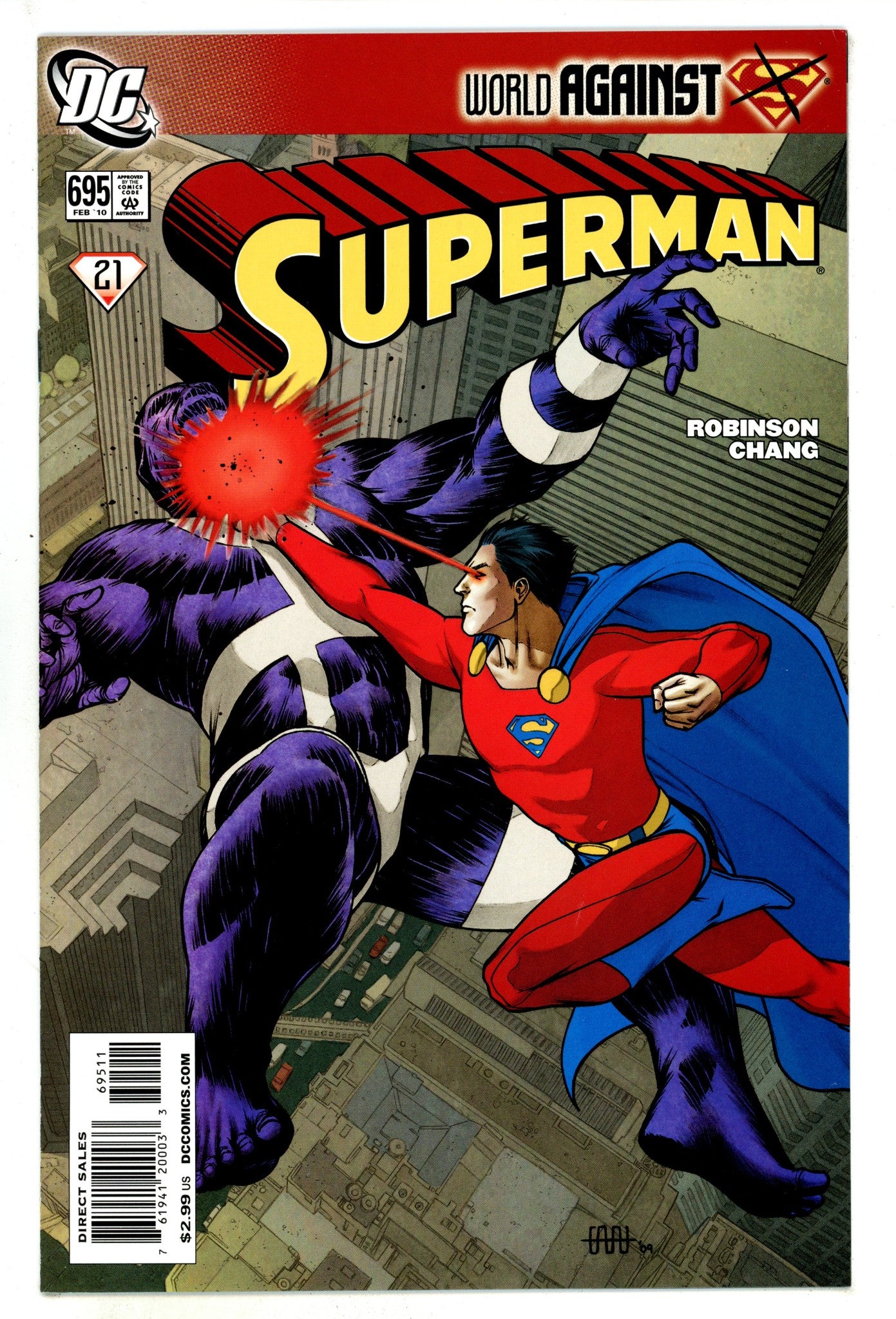 Superman Vol 1 695 High Grade (2010) 