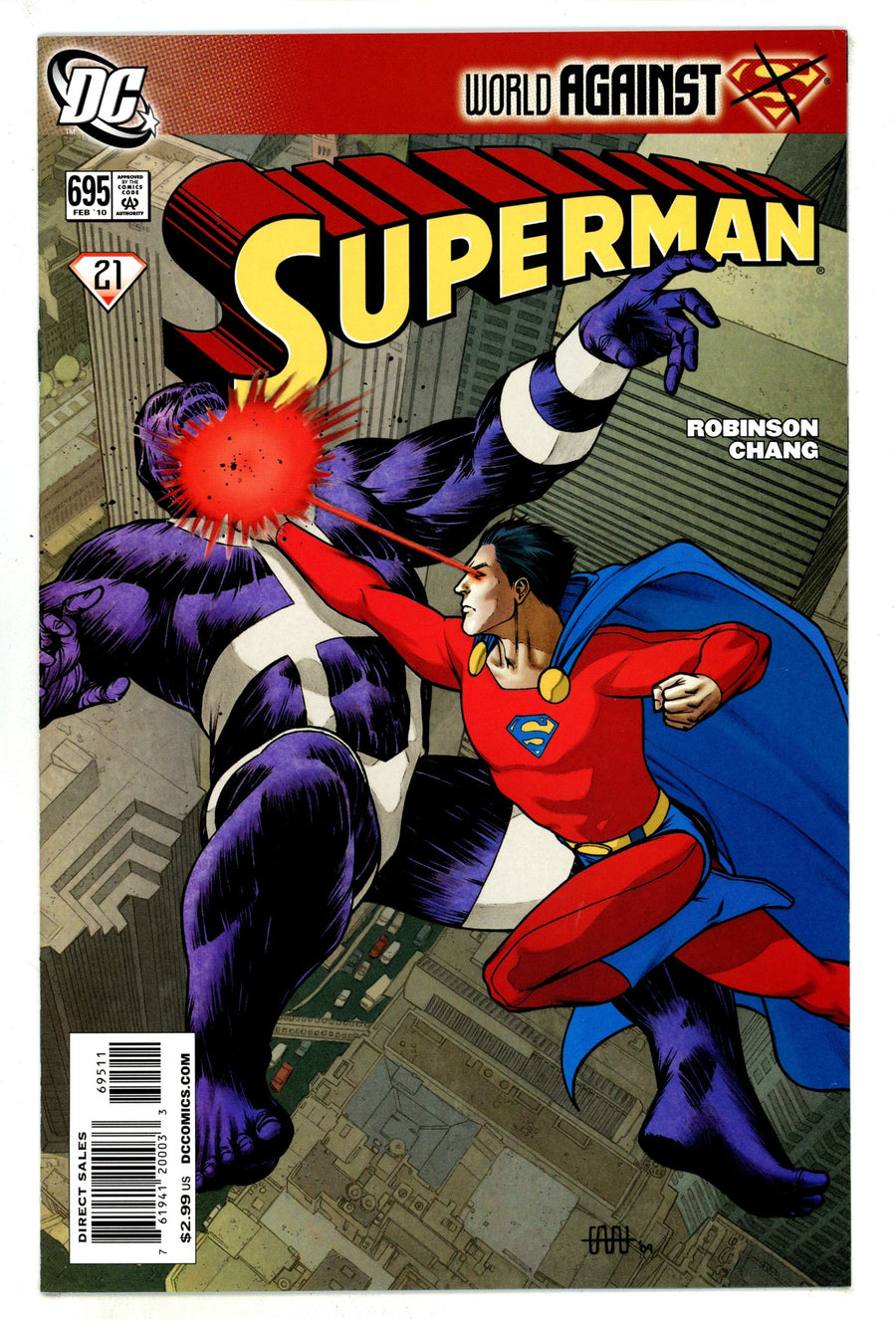 Superman Vol 1 695 High Grade (2010) 