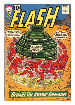 The Flash Vol 1 122 VG/FN (5.0) Manufactured W/O Bottom Staple (1961)