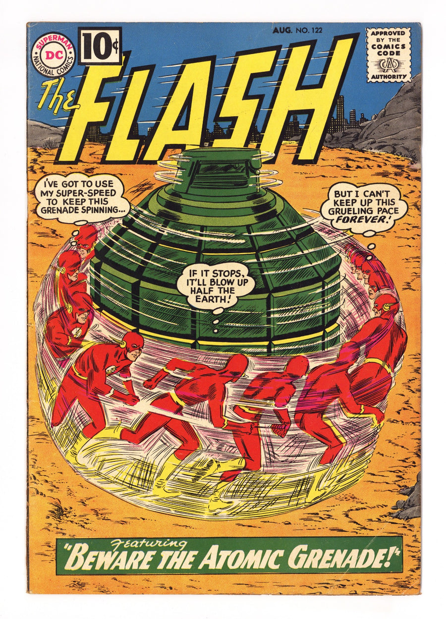 The Flash Vol 1 122 VG/FN (5.0) Manufactured W/O Bottom Staple (1961) 