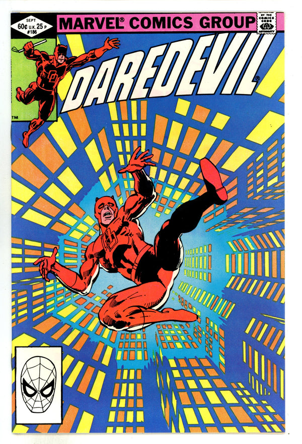 Daredevil Vol 1 186 NM (9.4) (1982)