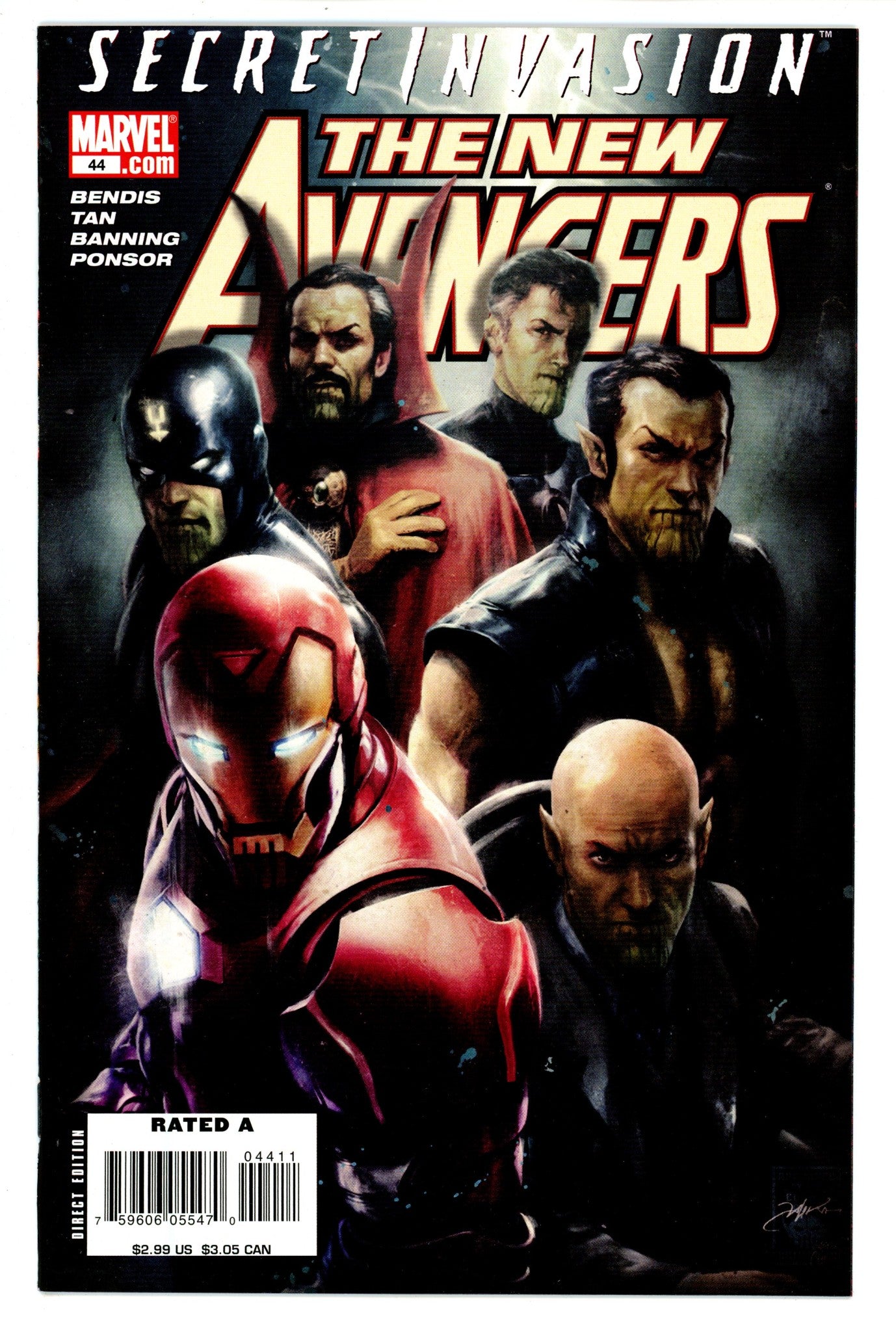 New Avengers Vol 1 44 Mid Grade (2008) 
