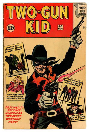 Two Gun Kid 60 PR (0.5) 2 Pages Missing (1962) 