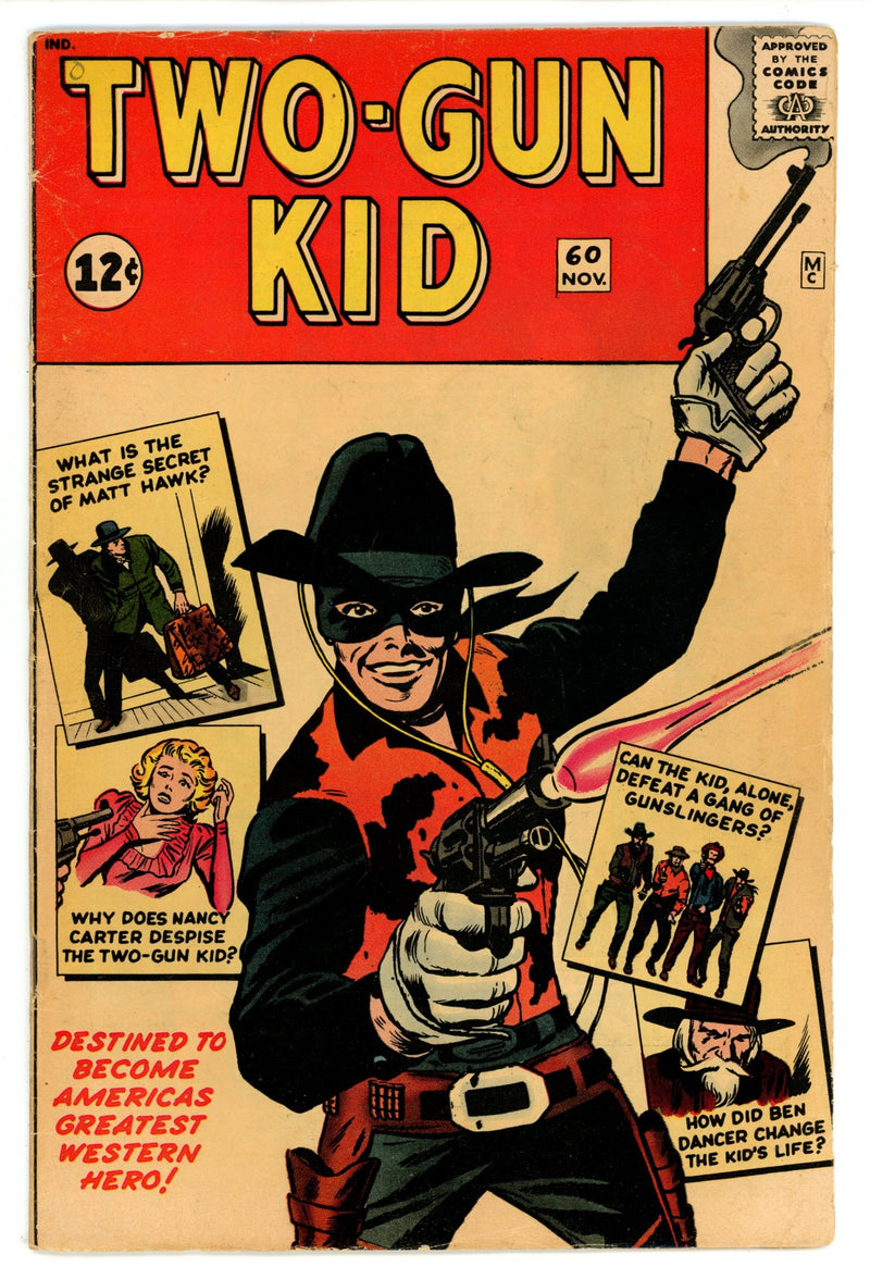 Two Gun Kid 60 PR (0.5) 2 Pages Missing (1962) 