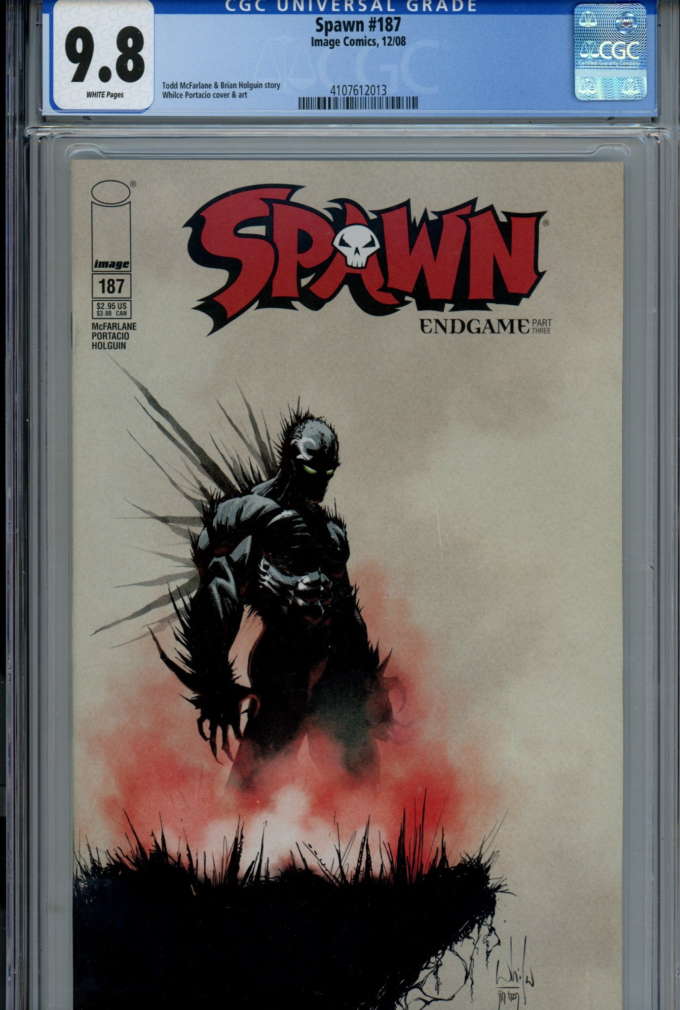 Spawn 187 CGC 9.8 (NM/M) (2008) 