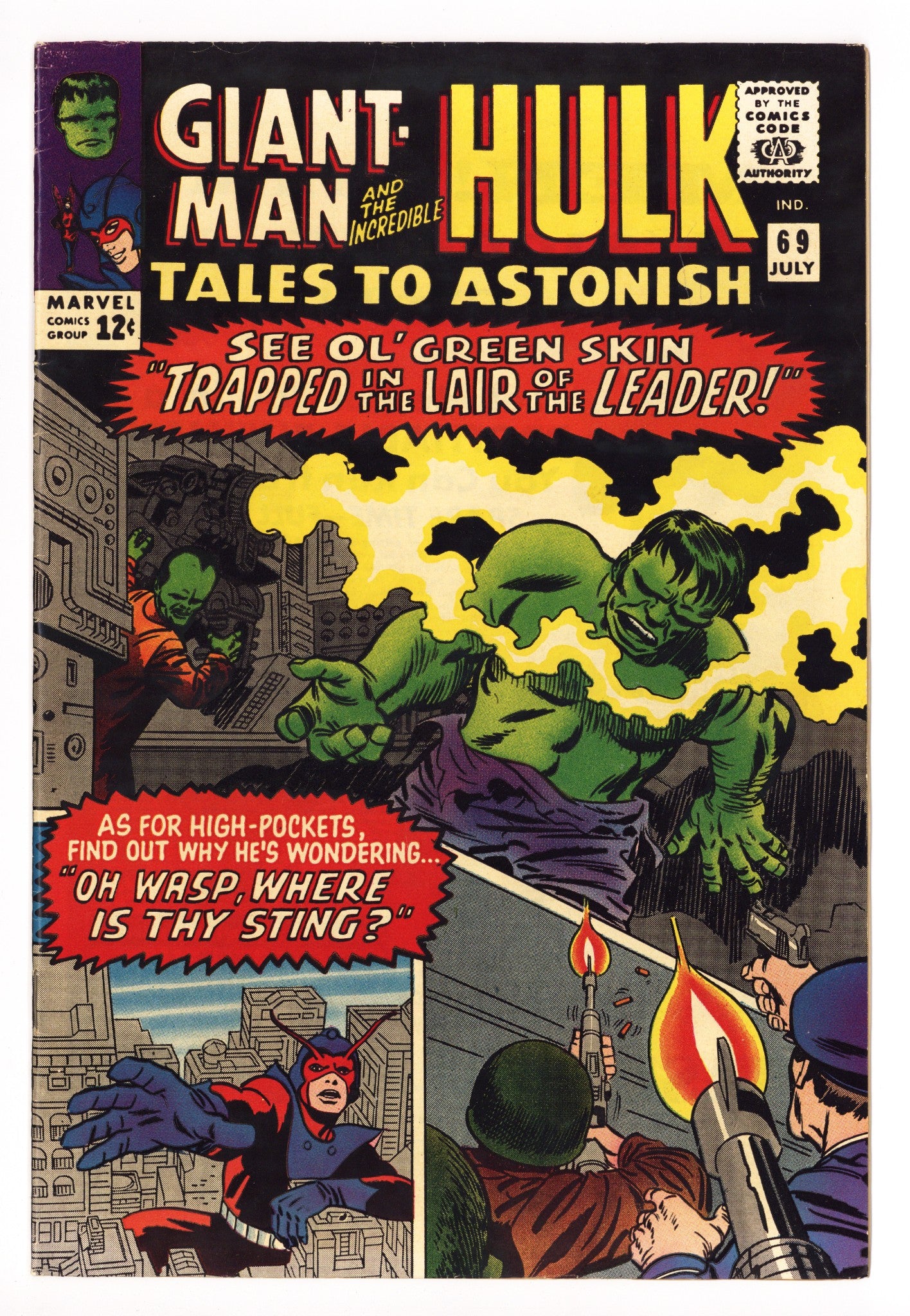 Tales to Astonish Vol 1 69 FN/VF (7.0) (1965) 