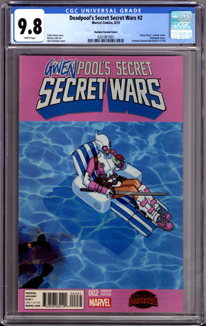 Deadpool's Secret Secret Wars 2 CGC 9.8 (NM/M) (2015) Bachalo Variant