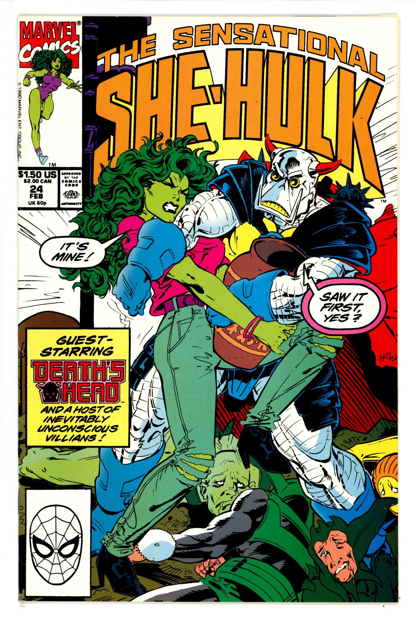 The Sensational She-Hulk 24 VF+ (8.5) (1991)