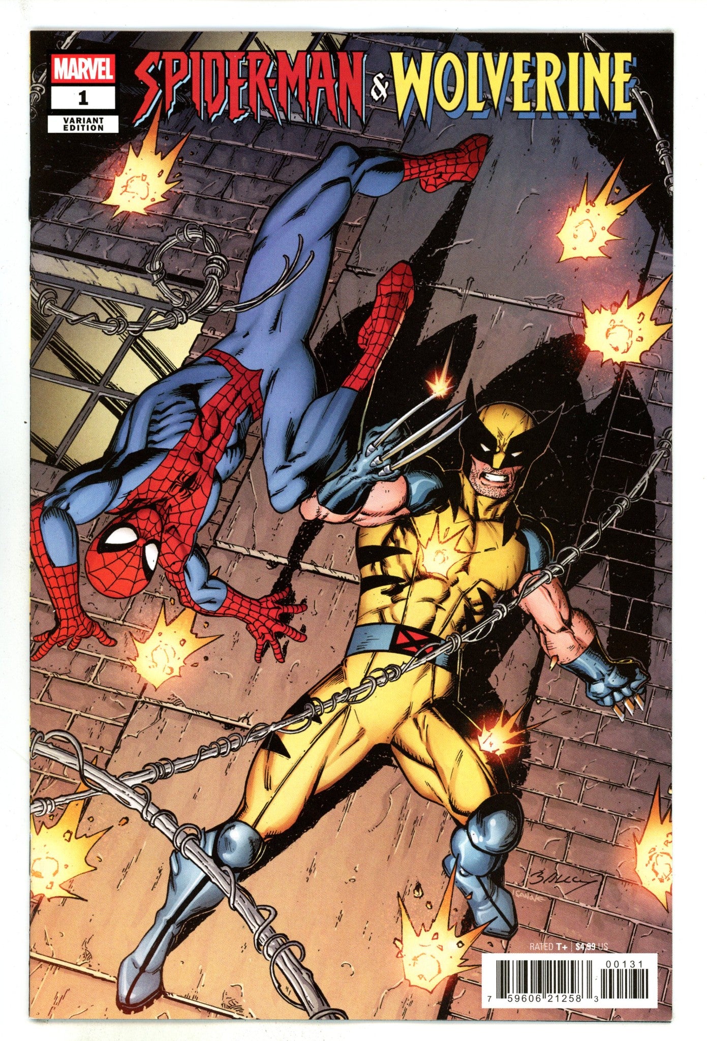 Spider-Man & Wolverine 1 Bagley Variant (2025)