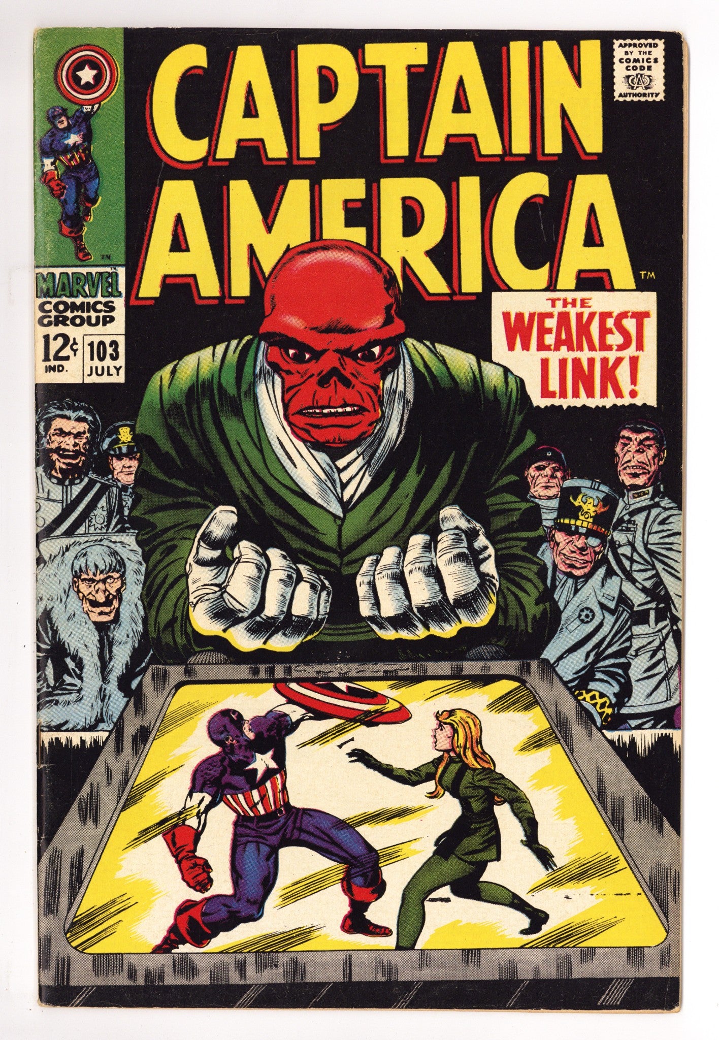Captain America Vol 1 103 VF- (7.5) (1968) 