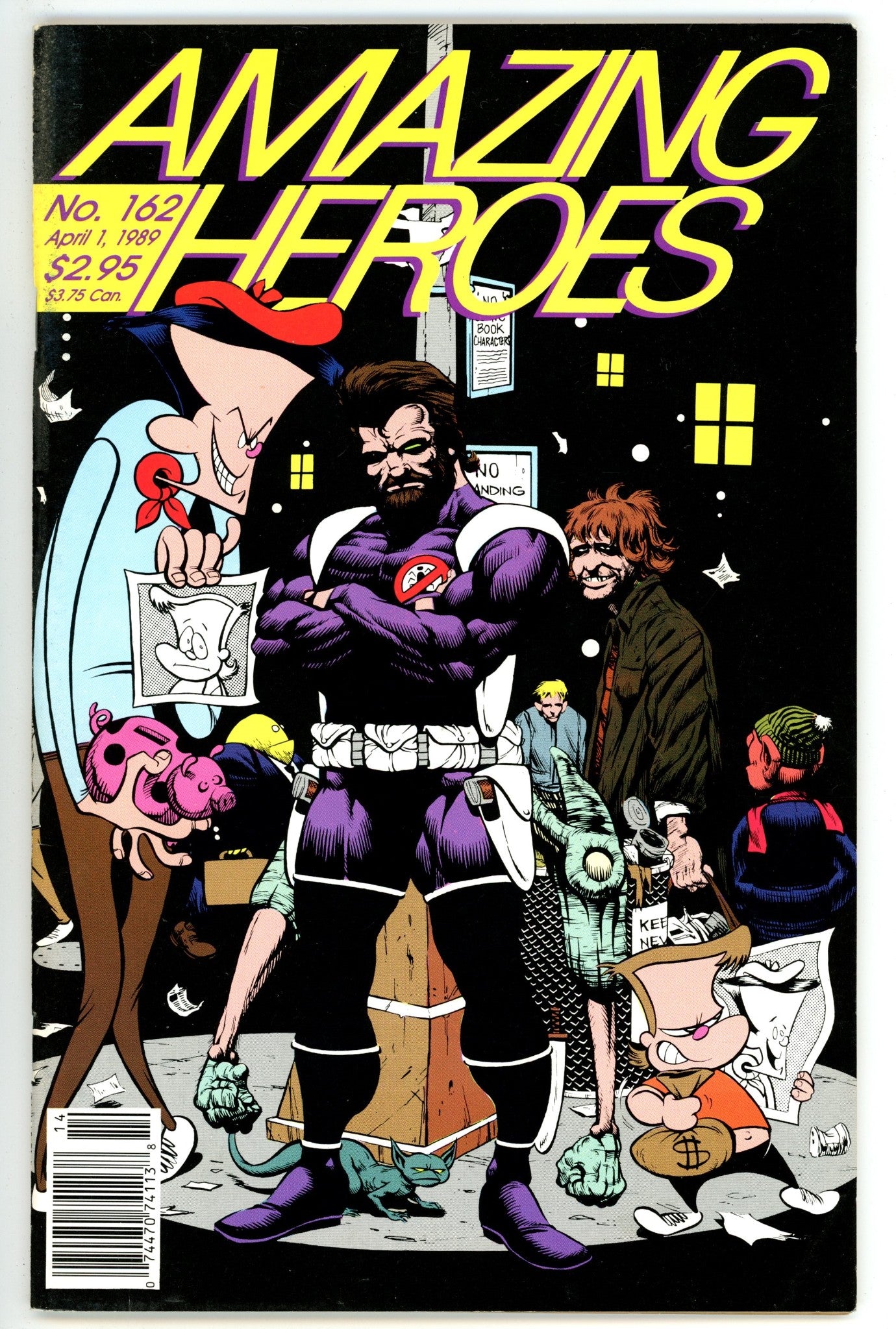 Amazing Heroes   162  Mid Grade   (1989)        