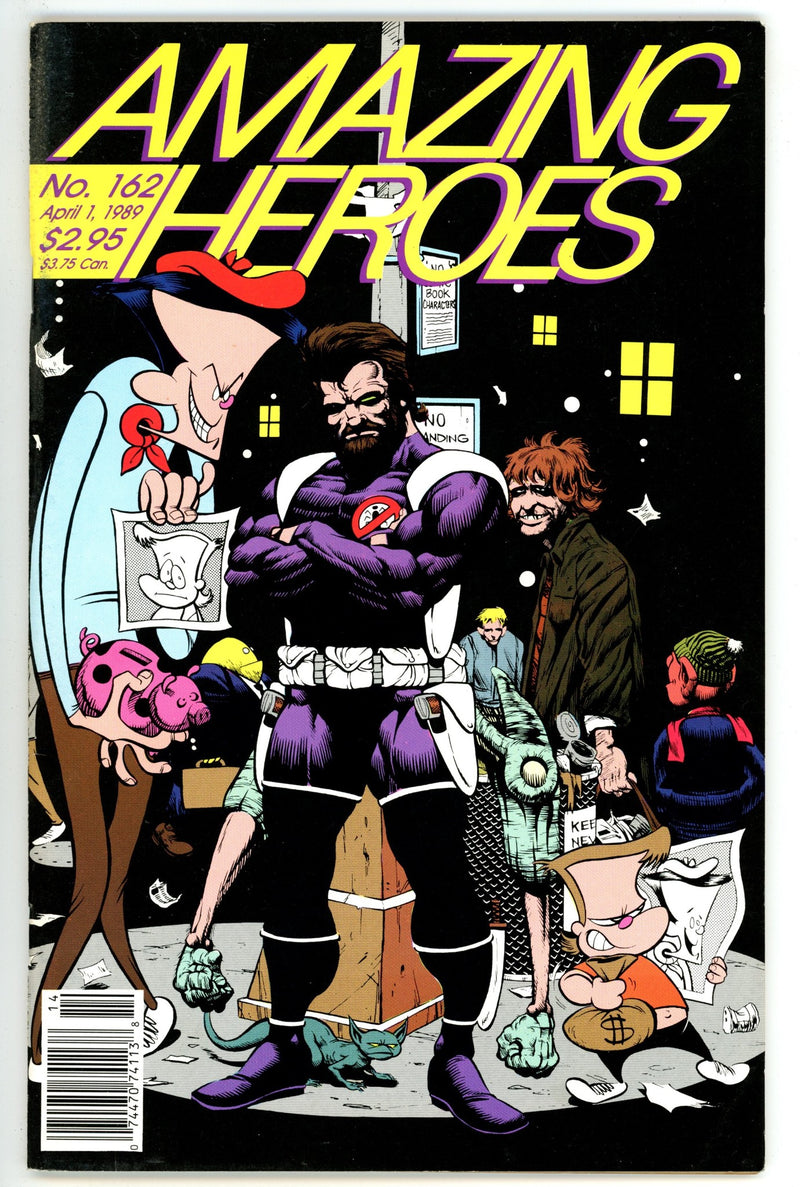Amazing Heroes   162  Mid Grade   (1989)        
