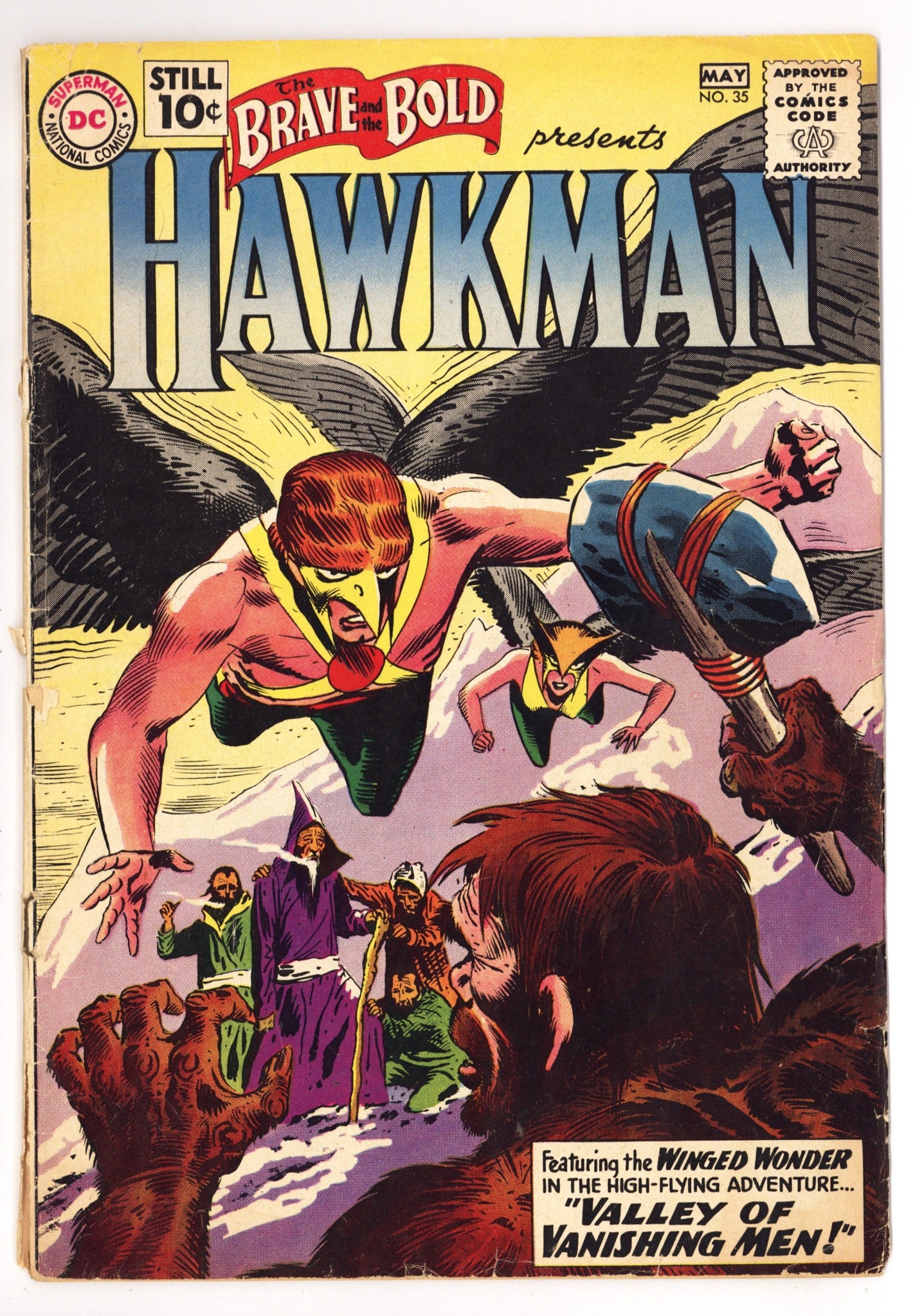 The Brave and the Bold Vol 1 35 FR (1.0) Cover Detached (1961) 